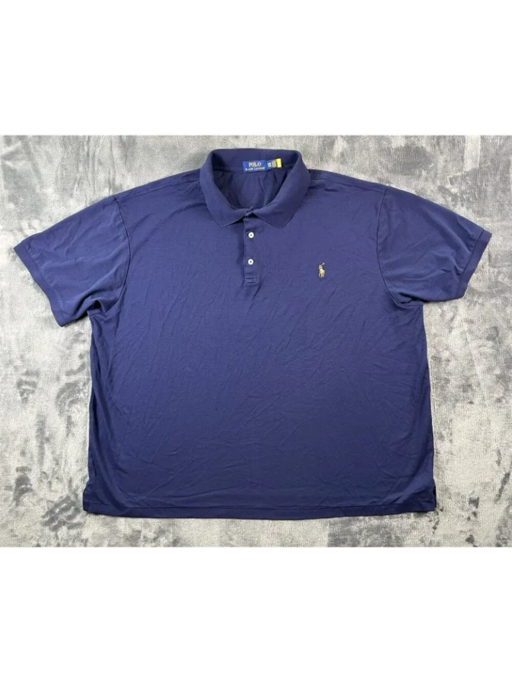 Polo Ralph Lauren Short Sleeve Navy Blue Golf Polo Shirt Men's Size 3XB
